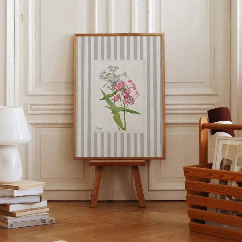 Botanical Striped Wall Art