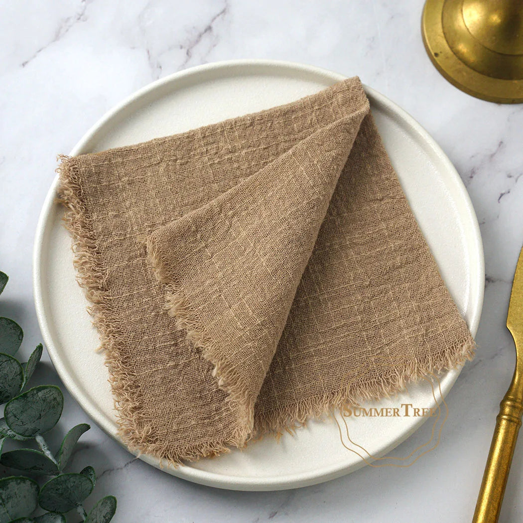 Cotton Muslin Napkins | 10 Pack