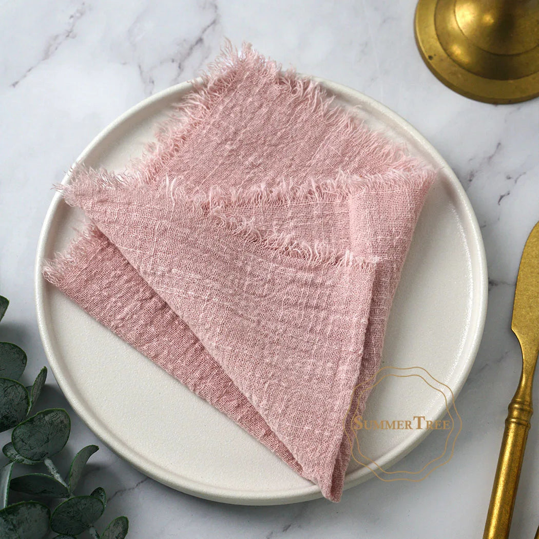 Cotton Muslin Napkins | 10 Pack