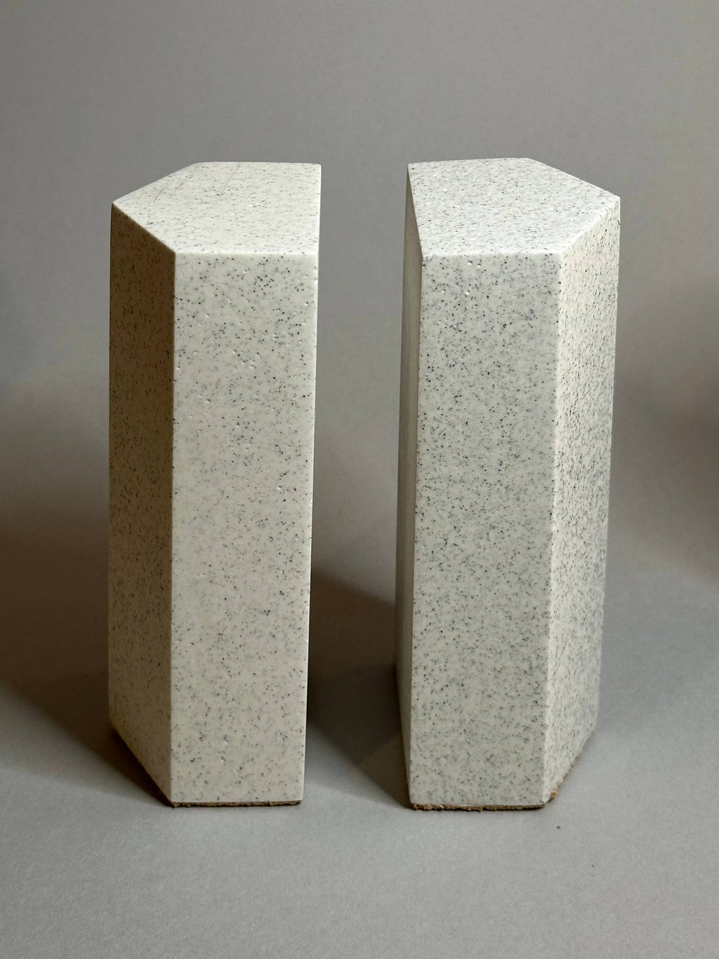 Speckled Beige Bookends stone