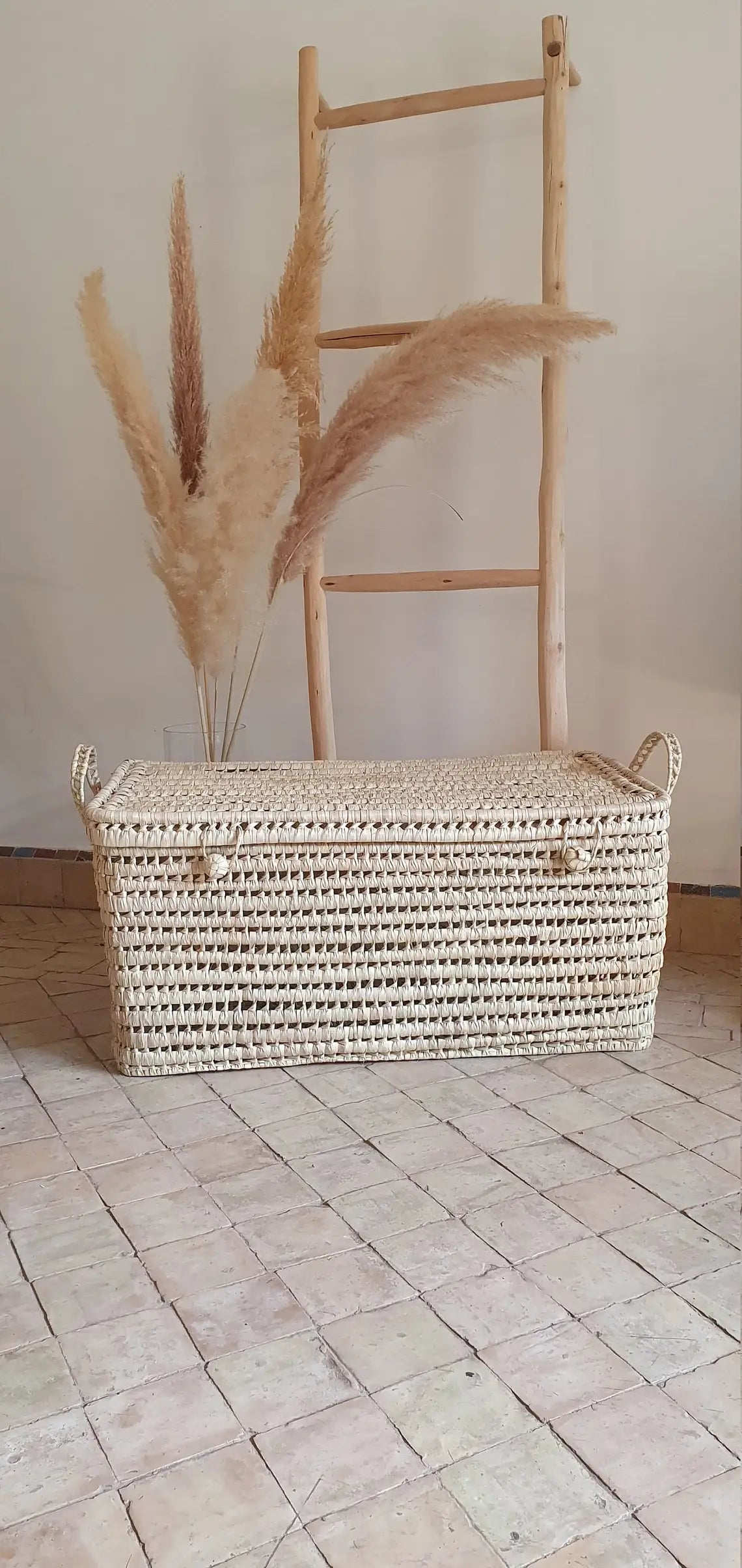 Wicker Storage Woven Storage Beige