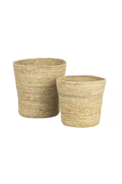 Woven Storage Baskets Small Two Pack