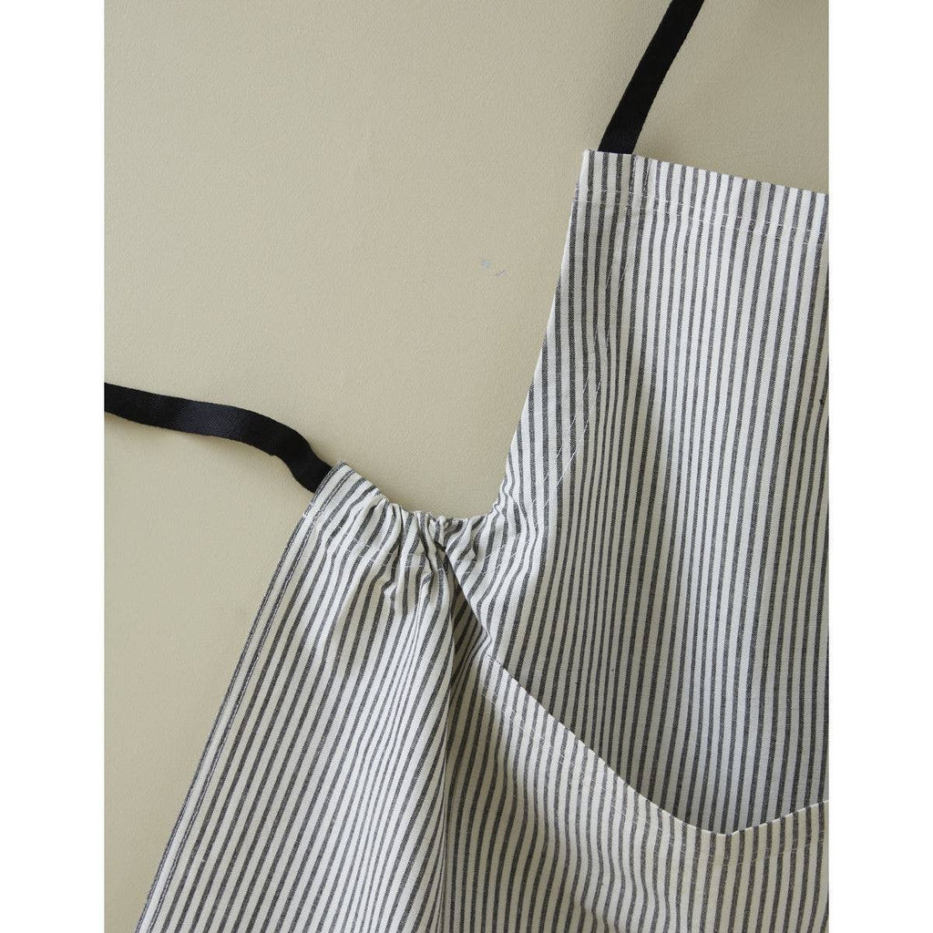 Striped Blue and White Apron