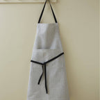 Striped Blue and White Apron