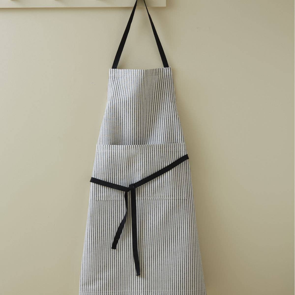 Striped Blue and White Apron