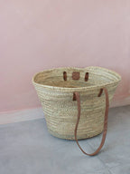 Natural Woven Wicker Storage Styling Bag