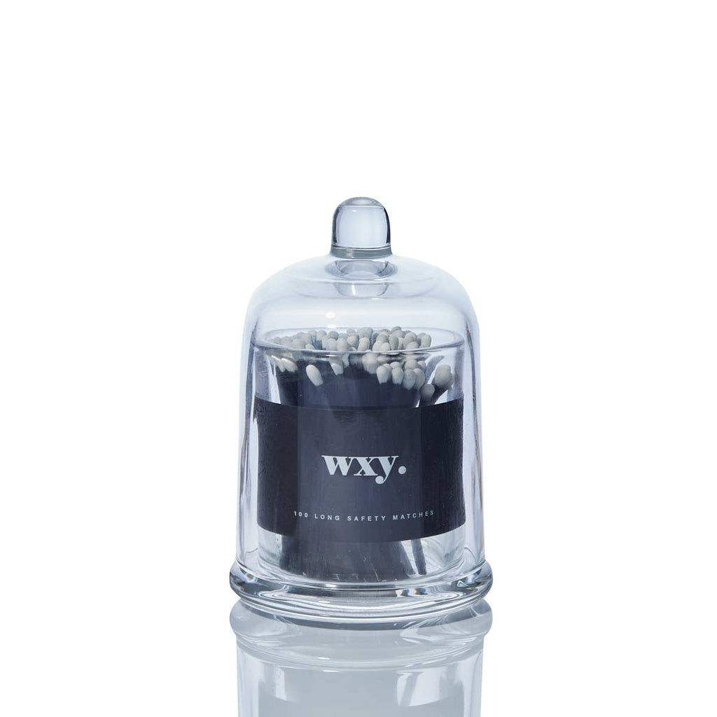 Glass Bell Jar with Safety Matches