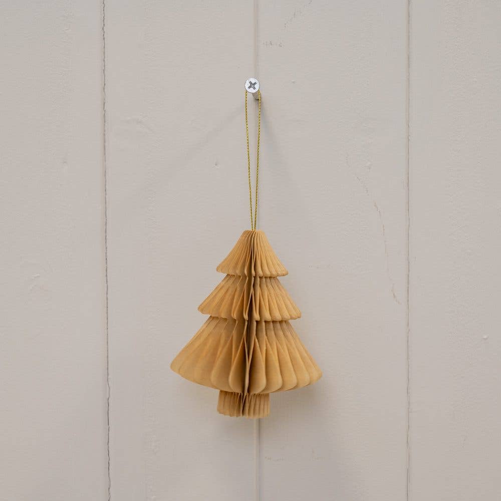 Gold Paper Tree Decoration