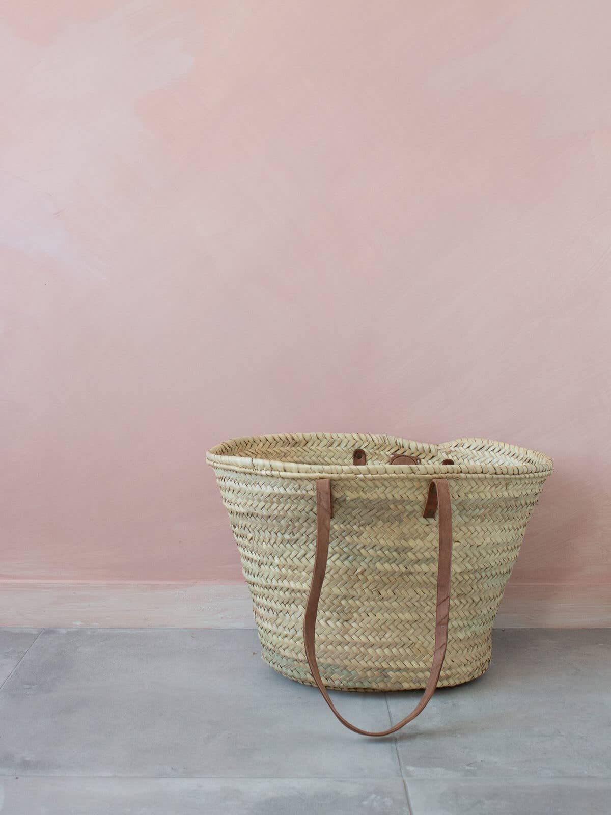 Natural Woven Wicker Storage Styling Bag