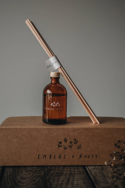 Amber bottle Reed diffuser