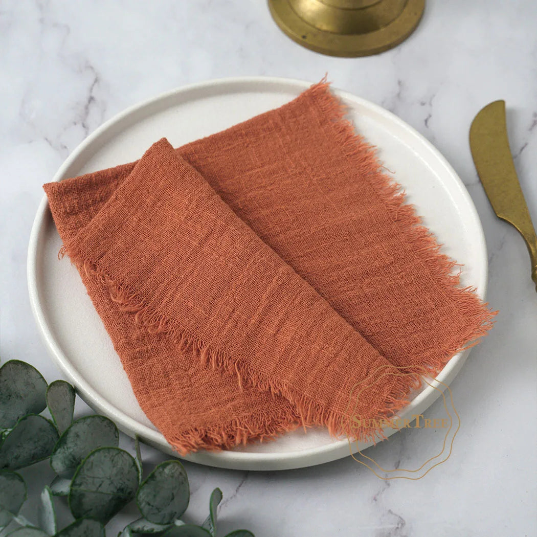 Cotton Muslin Napkins | 10 Pack