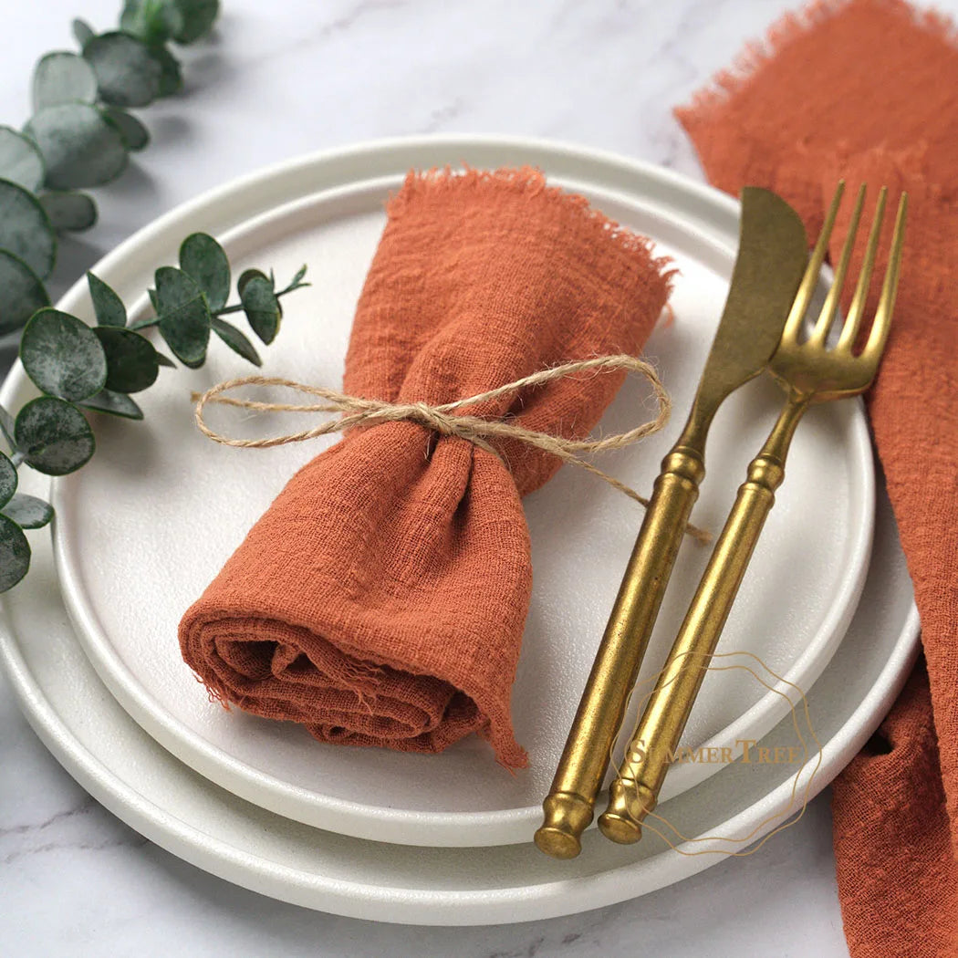 Cotton Muslin Napkins | 10 Pack