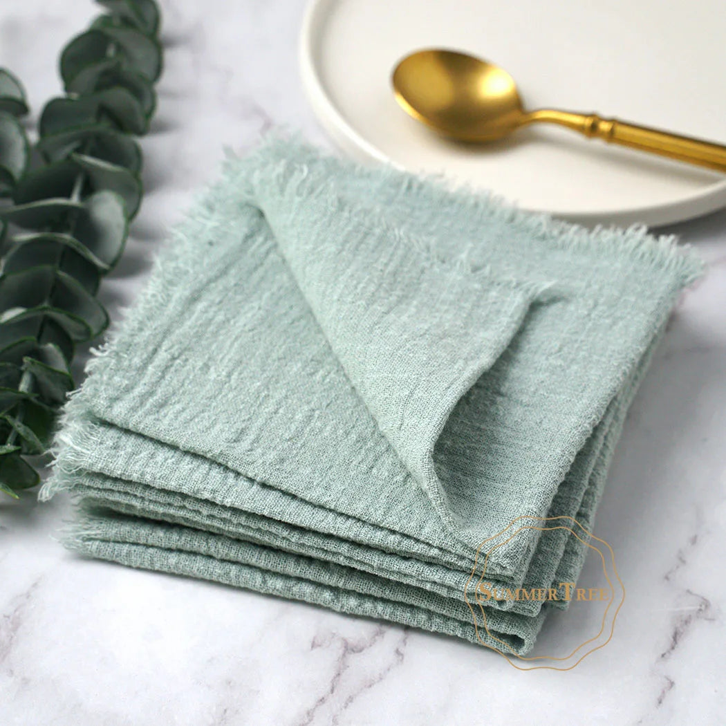 Cotton Muslin Napkins | 10 Pack