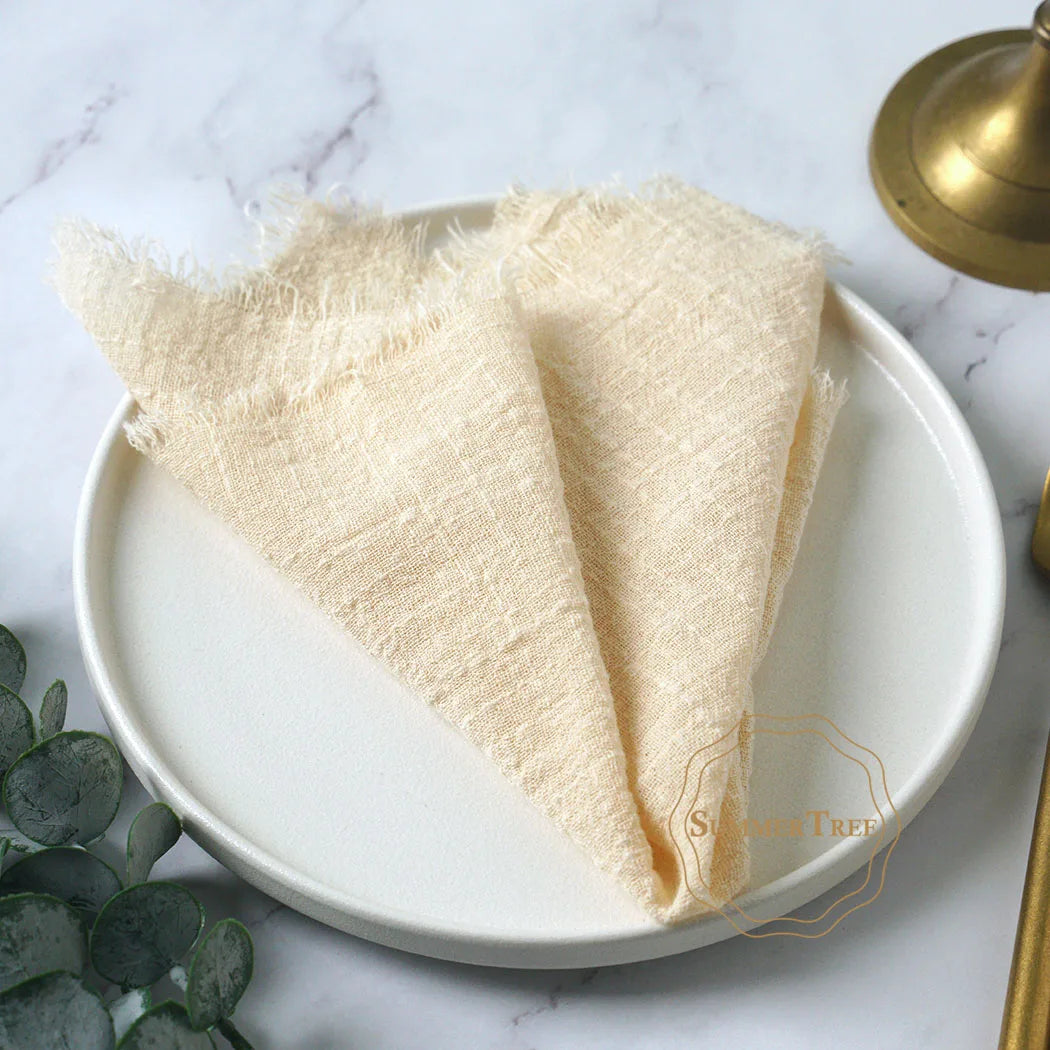 Cotton Muslin Napkins | 10 Pack