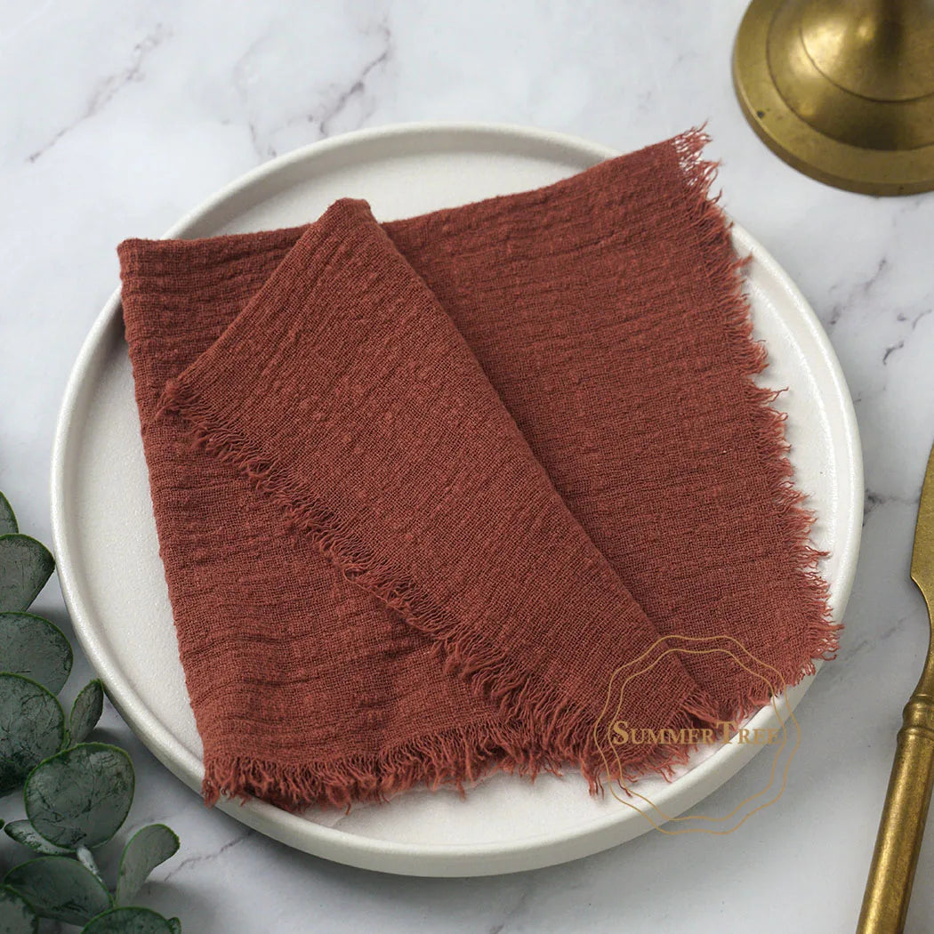 Cotton Muslin Napkins | 10 Pack