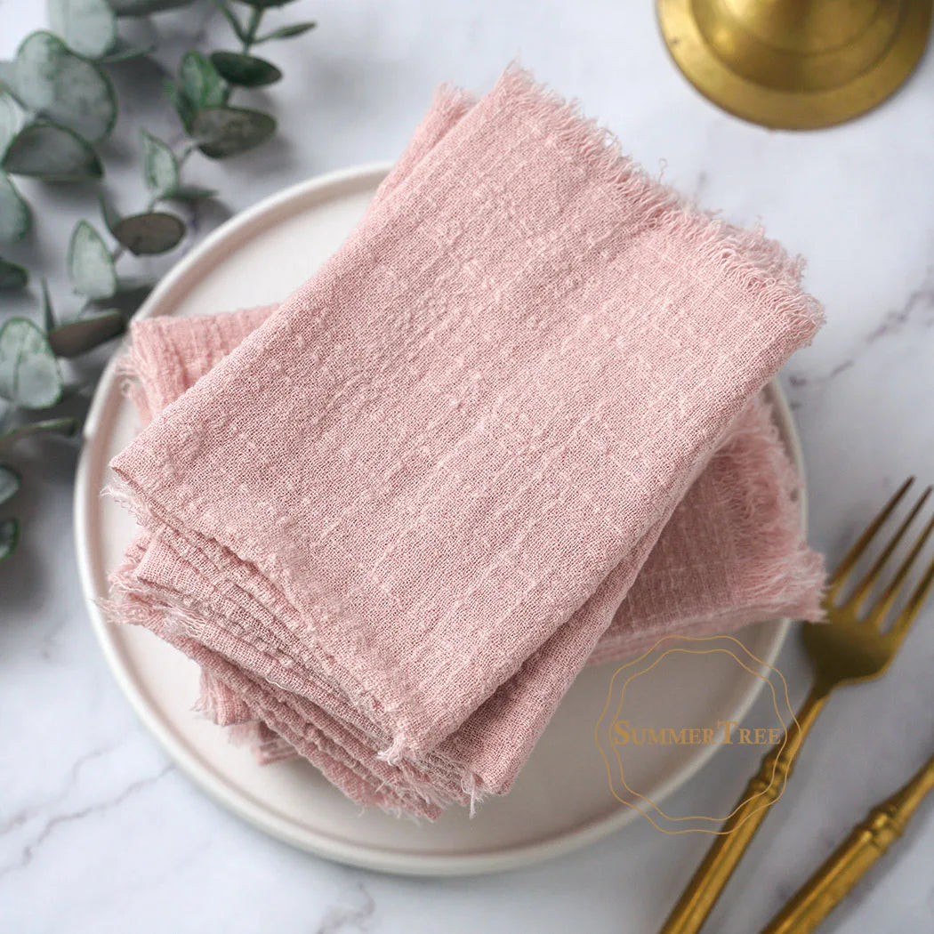 Cotton Muslin Napkins | 10 Pack