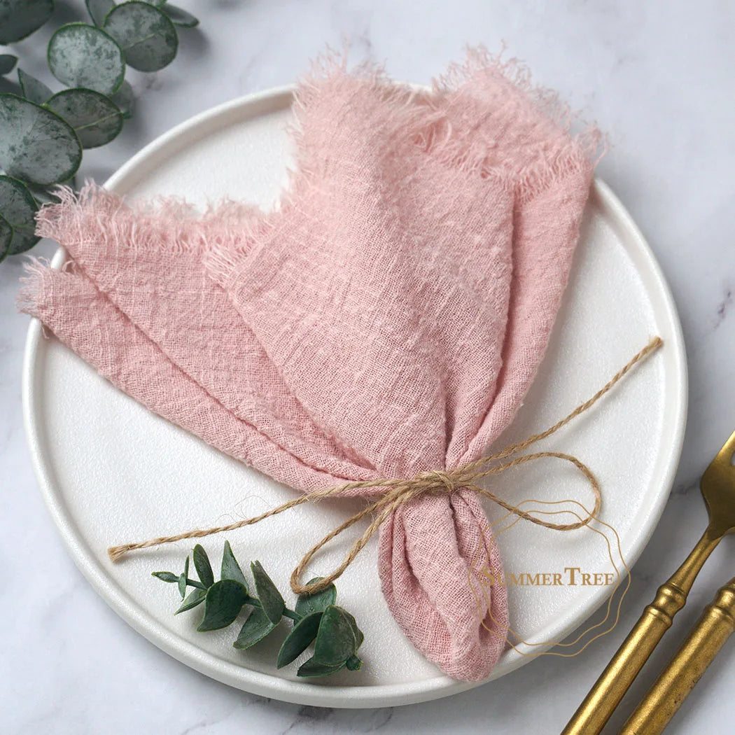 Cotton Muslin Napkins | 10 Pack
