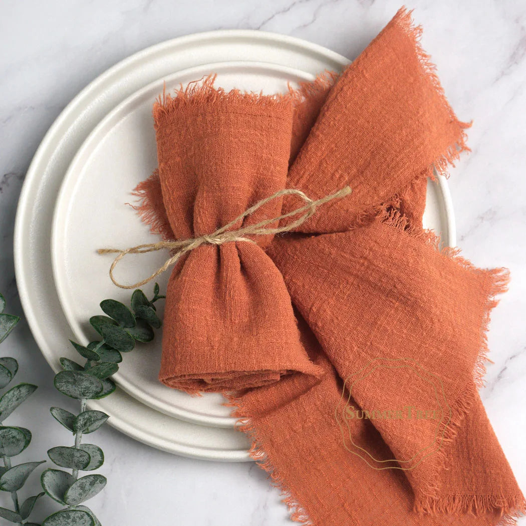 Cotton Muslin Napkins | 10 Pack