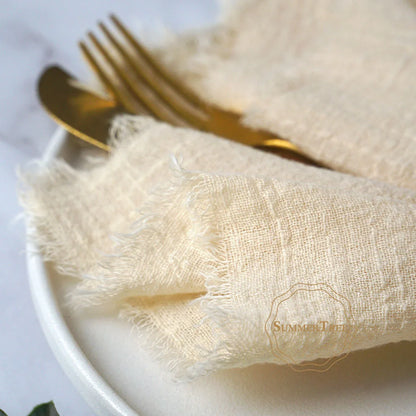 Cotton Muslin Napkins | 10 Pack