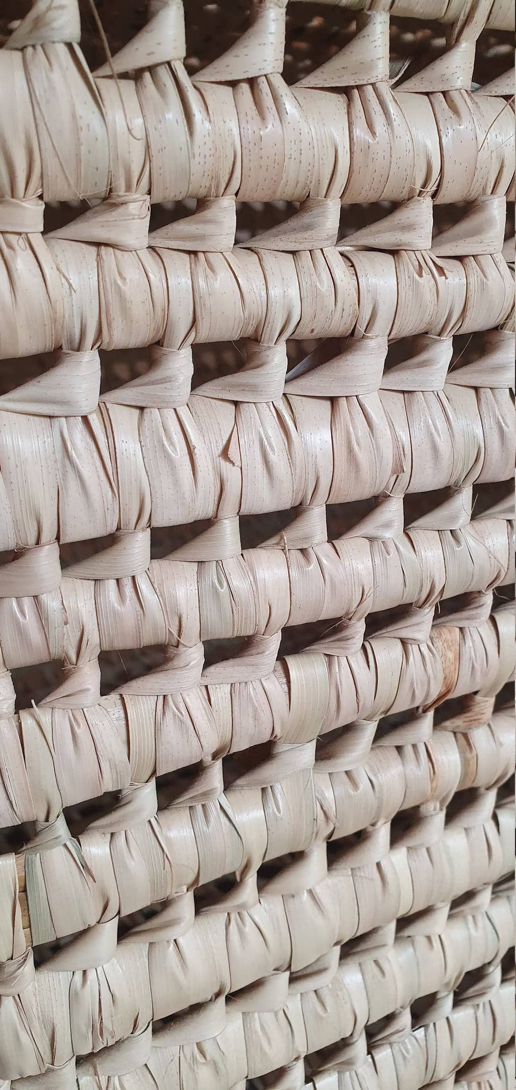 Wicker Storage Trunk Woven Beige