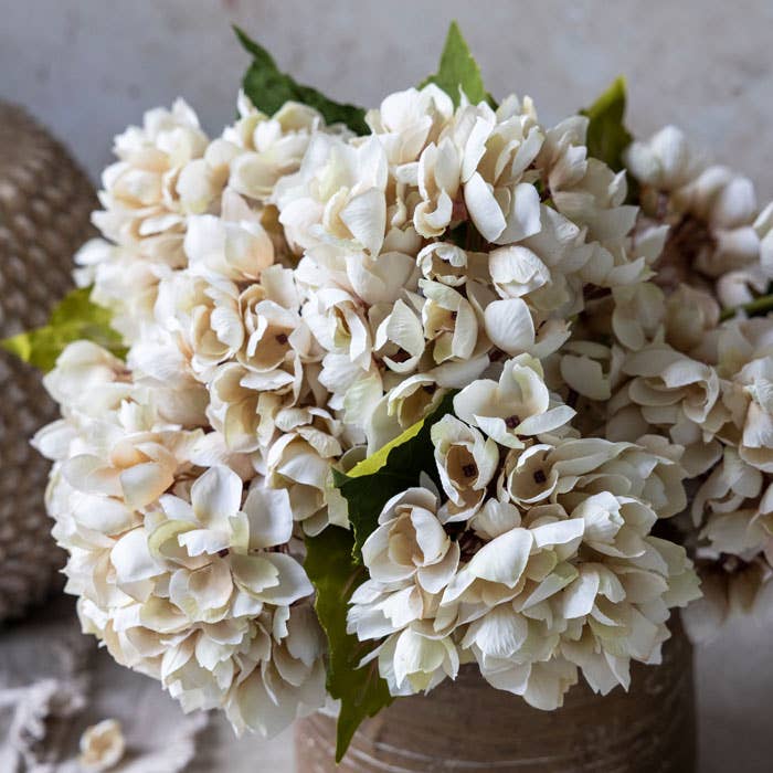 Faux Blush Cream Hydrangea