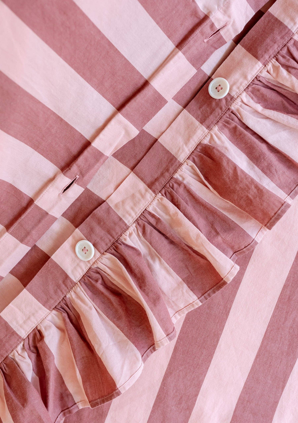 Red and Pink Ruffle Duvet Cover