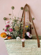 Natural Woven Wicker Storage Styling Bag