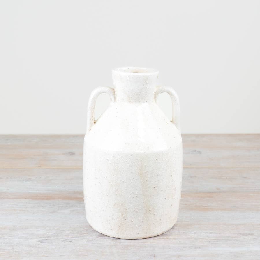 White Handmade Vase
