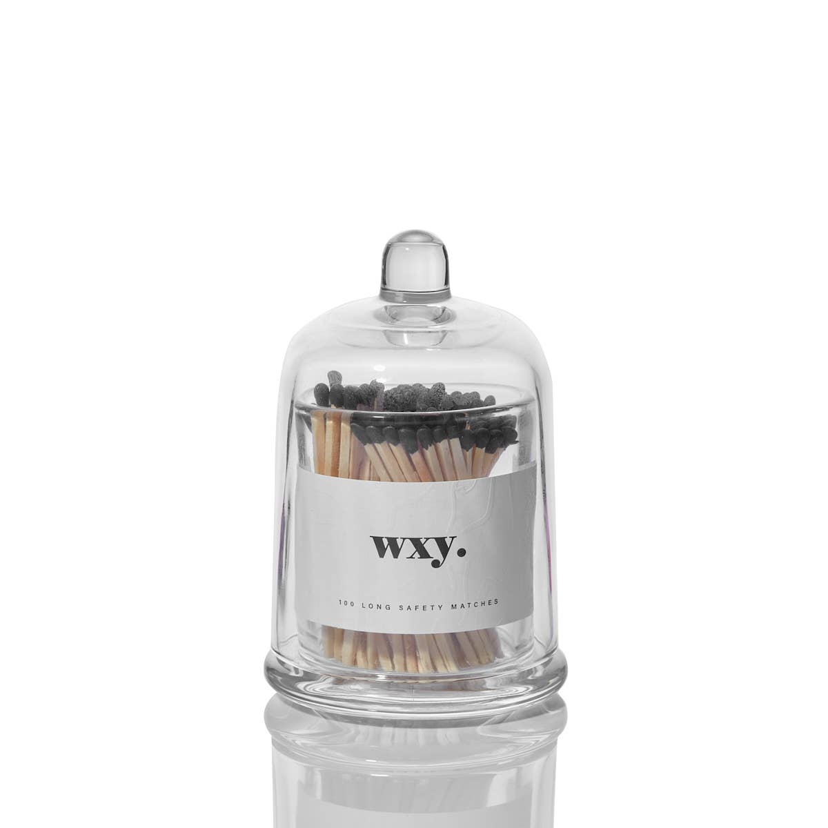 Glass Bell Jar with Safety Matches