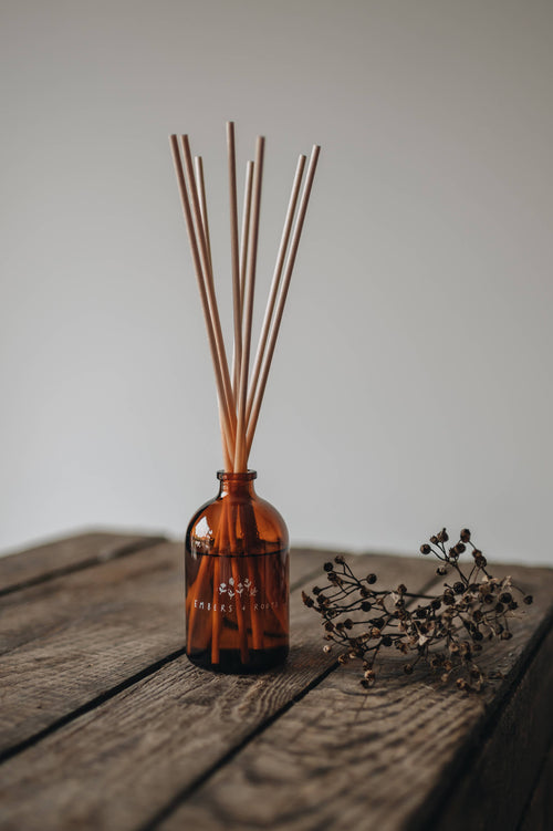 Amber bottle Reed diffuser