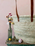 Natural Woven Wicker Storage Styling Bag