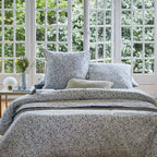 Grey white and blue Animal Print Duvet Bedding
